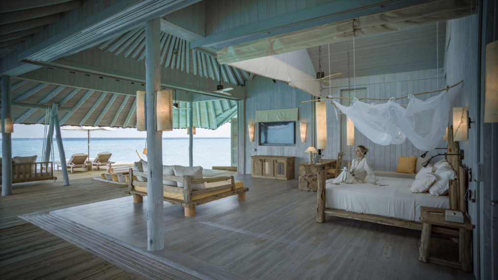 Bên trong một resort ở Maldives. Ảnh: Soneva